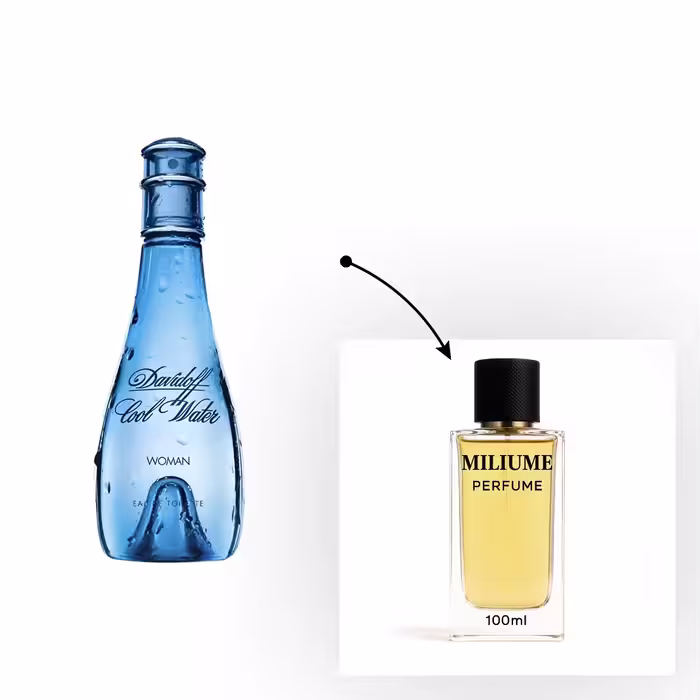 اسانس عطر Davidoff Cool Water برند RenneTouch - کد 1551 - دیویدوف کول واتر 100ML - میلیوم پرفیوم