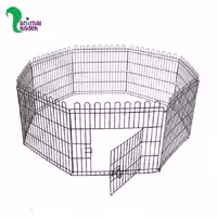 پارک سگ رها جنس استیل 8 ضلعی 60 * 80 سانت