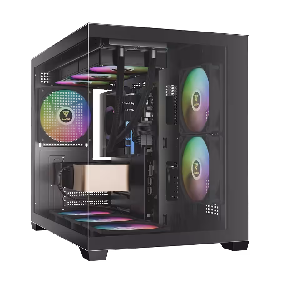 کیس گیمینگ گیم دیاس Gamdias AURA GC10M V2 ARGB Black | فروشگاه تکاف