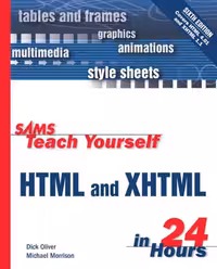 خرید و دانلود نسخه کامل کتاب Sams teach yourself HTML and XHTML in 24 hours