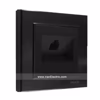 سوکت تلفن برلیان رنگی مشکی ایران الکتریک