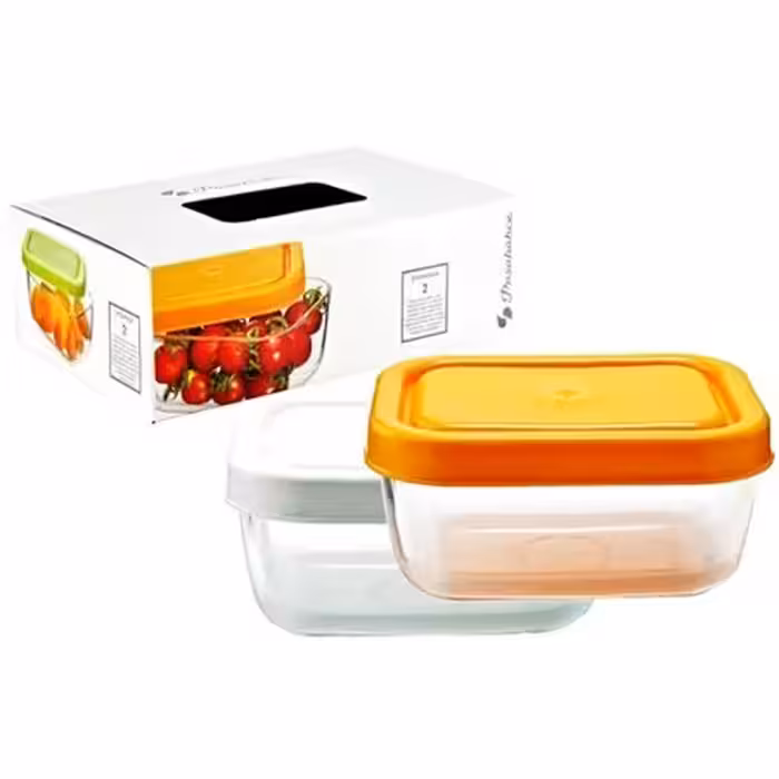 ظرف نگهدارنده پاشاباغچه مدل Snowbox کد 53733 بسته 2 عددی