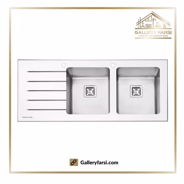 سینک پرنیان استیل توکار مدل PS-4106w