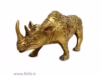 مجسمه کرگدن برنزی