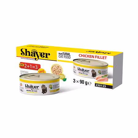 پک سه عددی گربه طعم فیله مرغ