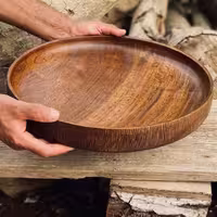 ظرف چوبی بلوط کد 010086