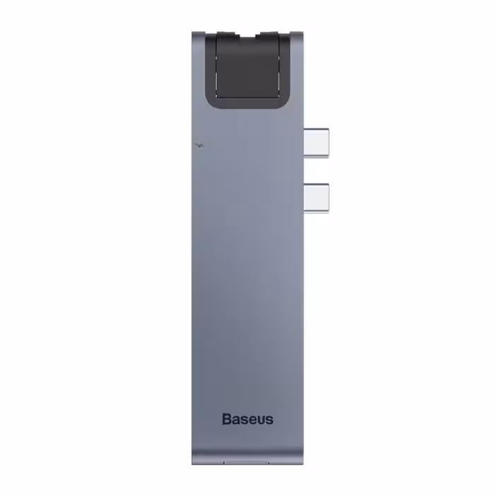 هاب و رم ریدر بیسوس Baseus Thunderbolt C Pro Smart Hub CAHUB-L0G توان 87 وات مخصوص MacBook Pro
