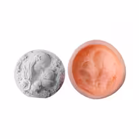 قالب سیلیکونی سکه مادر و فرزند قطر 10سانت