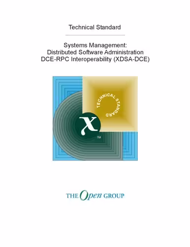 خرید و دانلود نسخه کامل کتاب Distributed Software Administration - DCE Interoperability