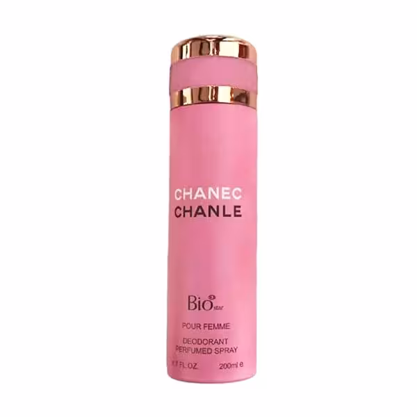 اسپری بدن زنانه بیو استار مدل چنس شنل chanec chanle