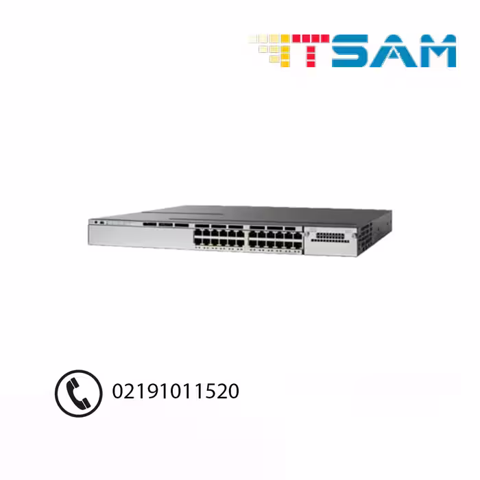 سیسکو Cisco WS-C3750X-24T-E 24-Port Switch
