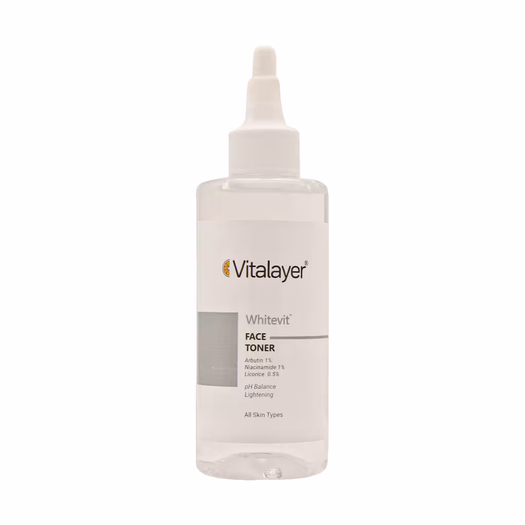 تونر پاک کننده صورت مدل وایت ویت 200 میلی لیتر ویتالیر Vitalayer