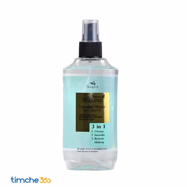 محلول پاک کننده آرایش سوپکس مدل 3 در 1 حجم 250 میلی لیتر