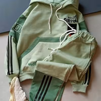 ست هودی شلوار سه خط پسرانه و دخترانه