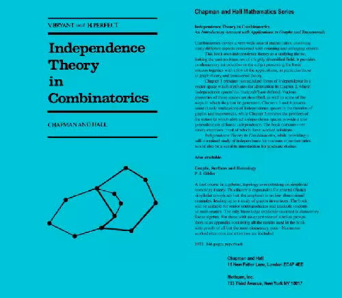 خرید و دانلود نسخه کامل کتاب Independence theory in combinatorics: an introductory account with applications to graphs and transversals