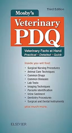 خرید و دانلود Mosby's veterinary PDQ : veterinary facts at hand : practical, detailed, quick