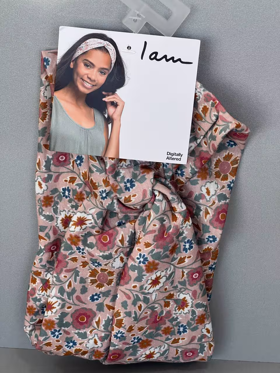 هدبند سر طرح گلدار برند I am