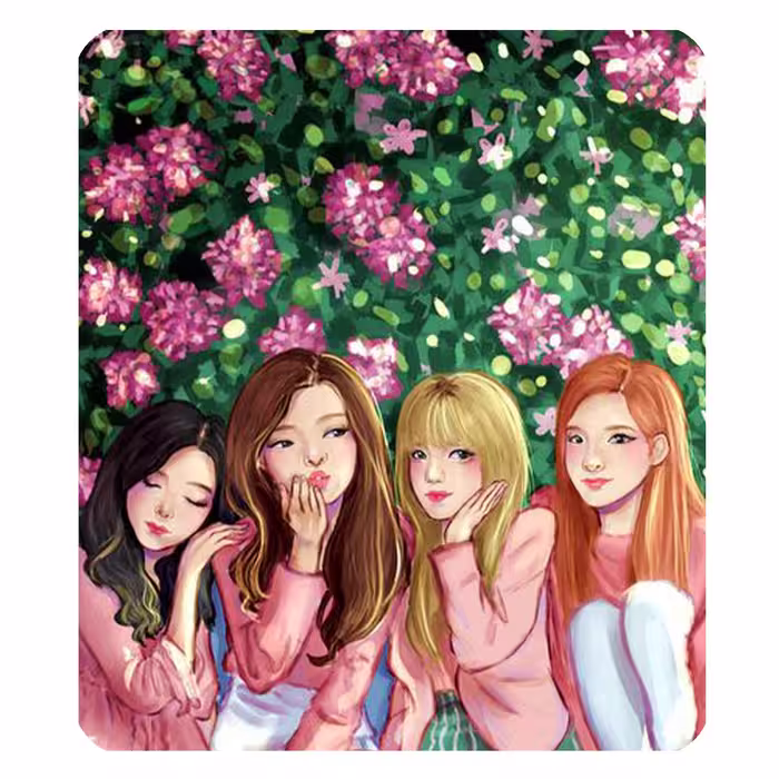 پد موس - پد ماوس  طرح گروه موسیقی بلک پینک کد P10