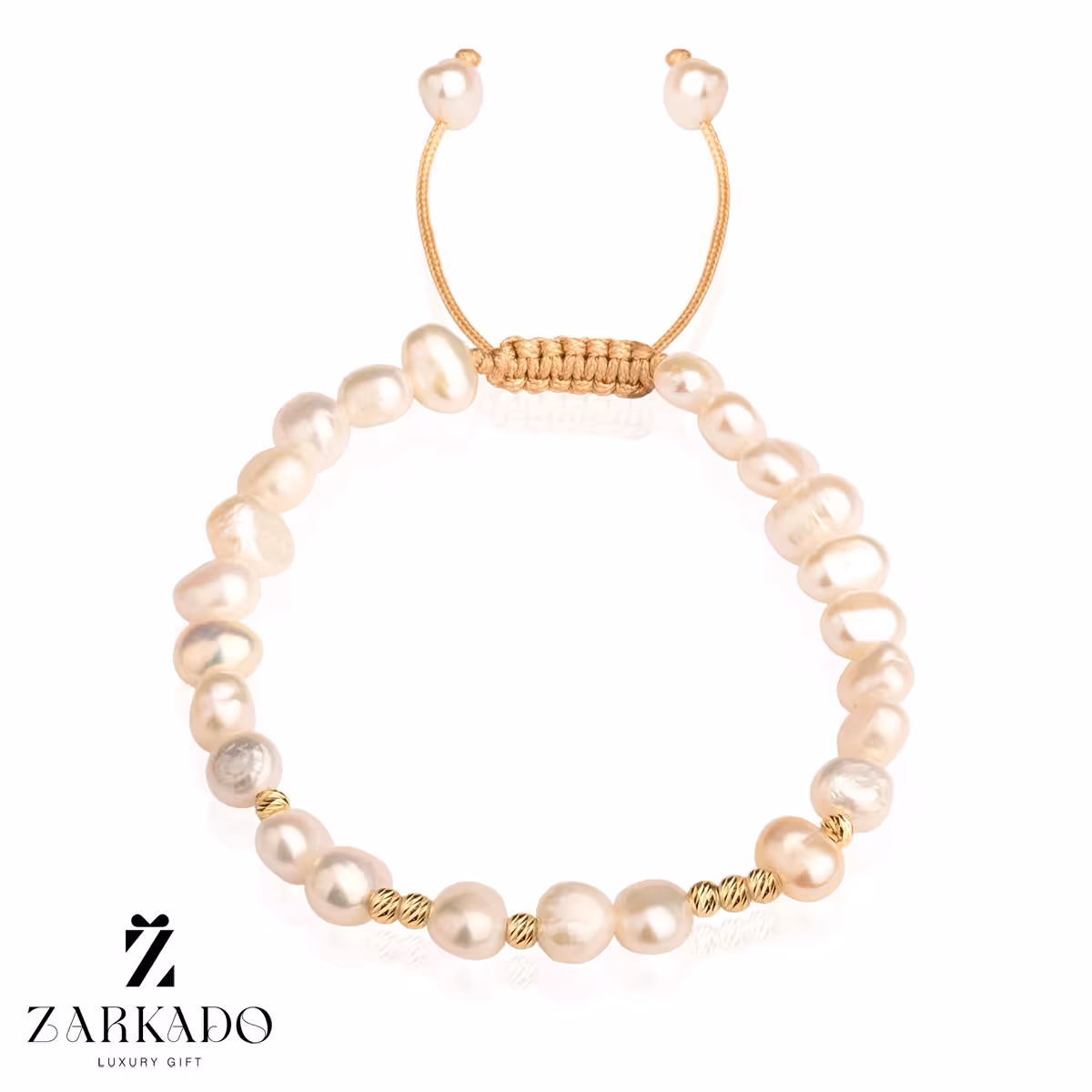 دستبند مروارید پرورشی و گوی البرنادو طرح 7