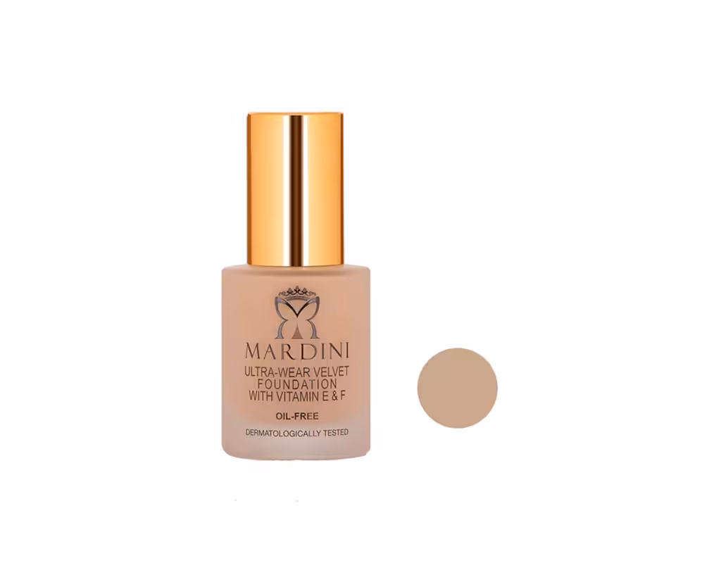 کرم پودر مخملی ماردینی مدل Ultra Wear کد 55