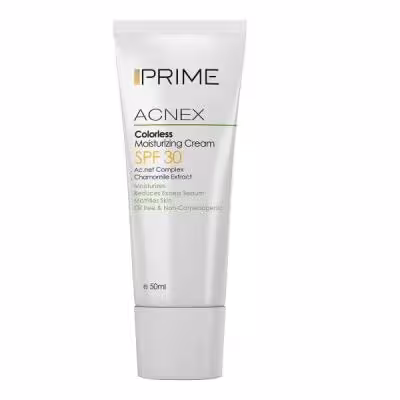 کرم مرطوب کننده بدون رنگ پرایم مدل Acnex SPF 30 حجم 50 میلی لیتر117203