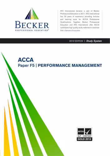 خرید و دانلود نسخه کامل کتاب ACCA F5 ATC Study text June 2012