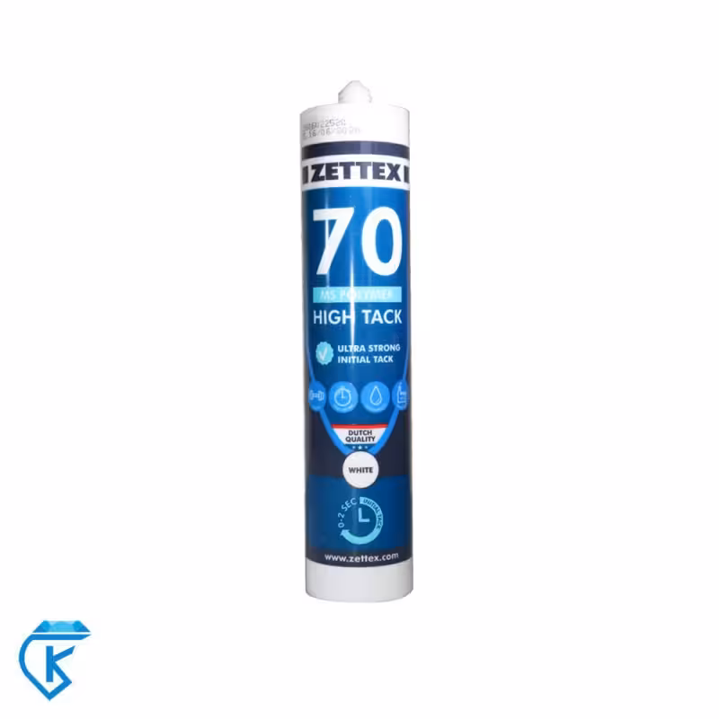 چسب ام اس پلیمر های تک Ms70 سفید ZETTEX زتکس