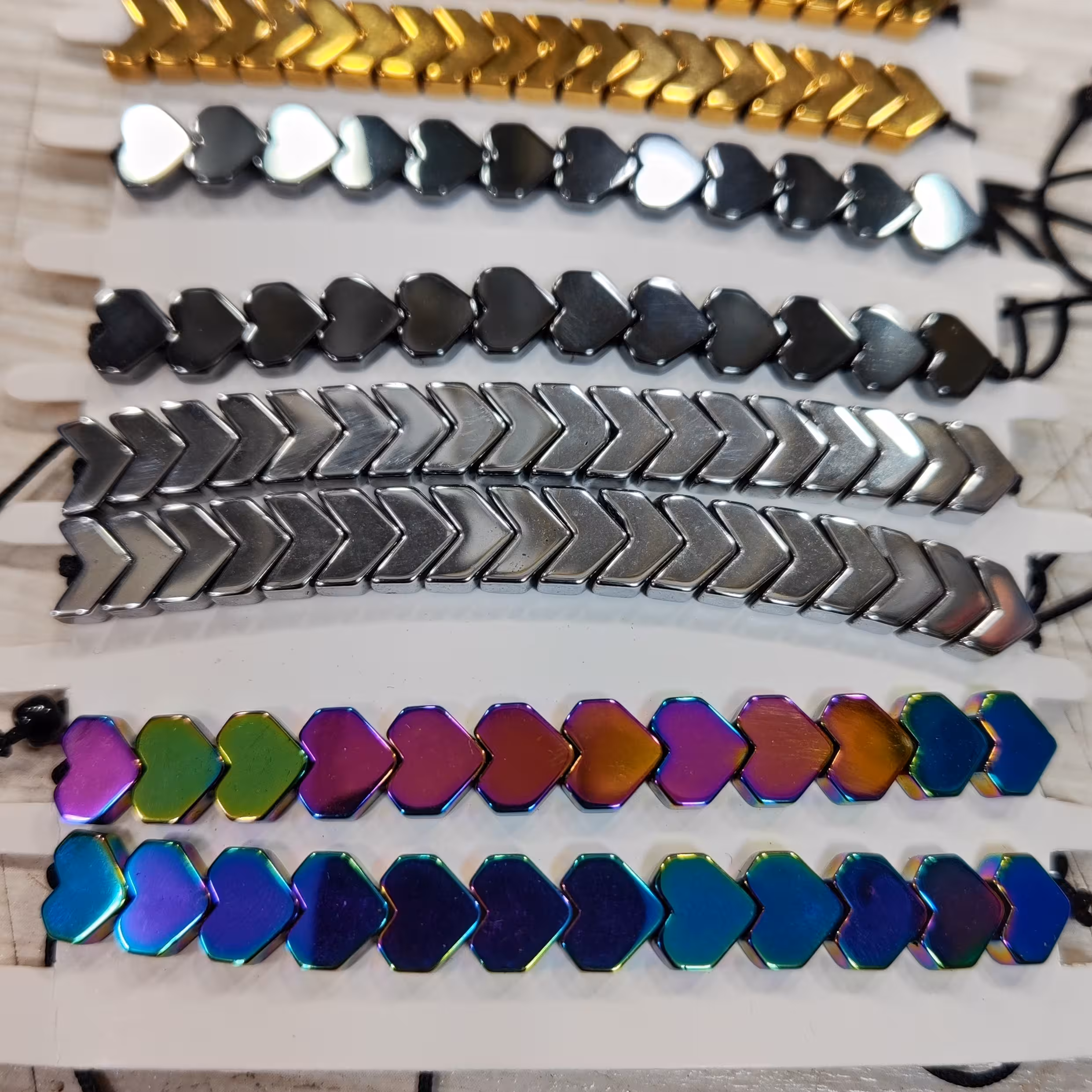 دستبند حدید رنگ ثابت دستبند اسپرت حدید رنگ ثابت دختر و پسر