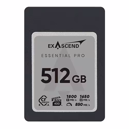 کارت حافظه CFA Pro اکساسند Exascend Essential Pro Series CFexpress Type A 512GB 1/800MB/S