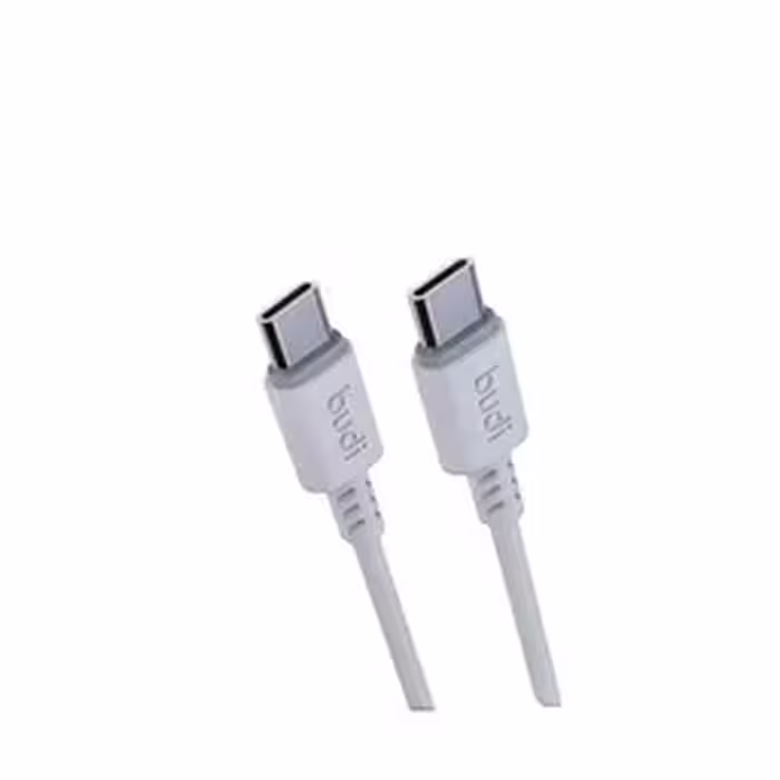 کابل شارژ USB-C به ‌USB-C بودی مدل Budi DC011TT10W طول 1 متر