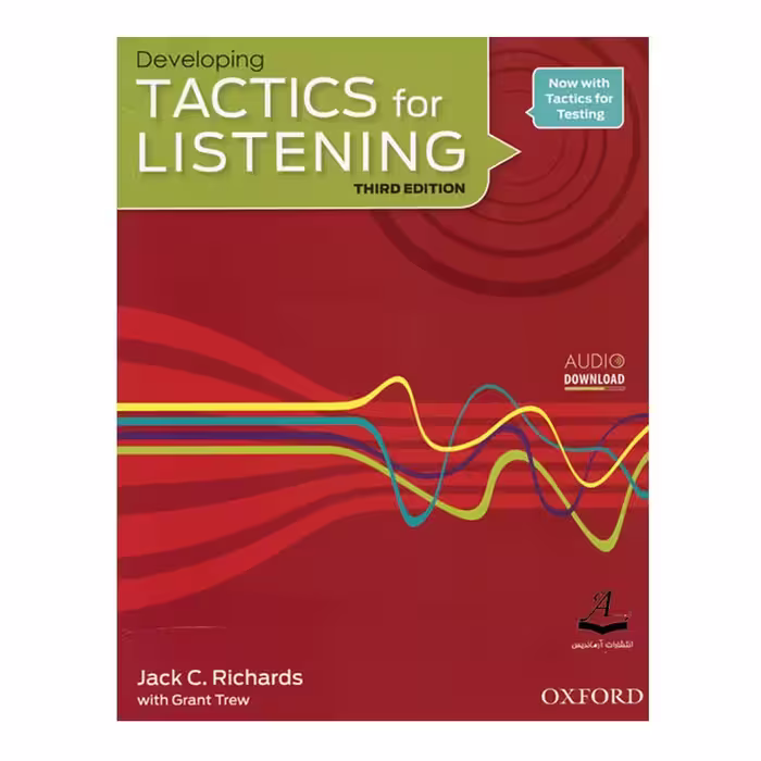 کتاب Developing Tactics For Listening Third Edition اثر Jack C.Richards and Grant Trew انتشارات آرماندیس