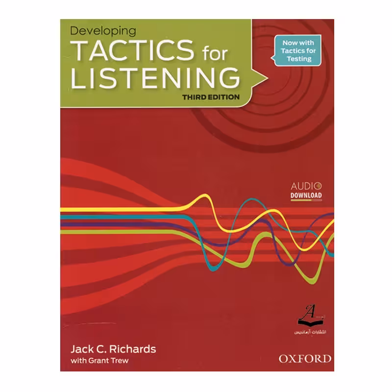 کتاب Developing Tactics For Listening Third Edition اثر Jack C.Richards and Grant Trew انتشارات آرماندیس
