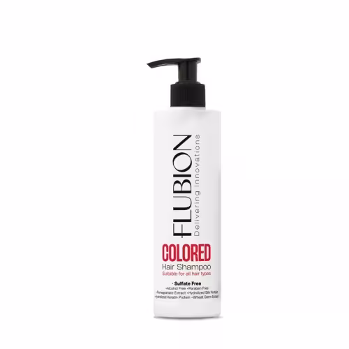 شامپو مخصوص موی رنگ شده فری سولفات فلوبیون 250 میلی لیتر Flubion Colored Hair Shampoo