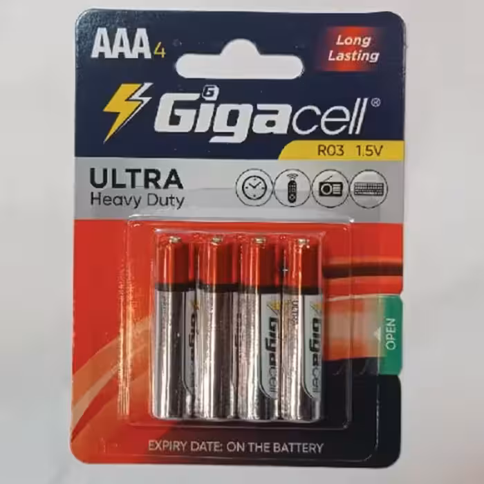 باتری نیم قلمی کارتی چهار عددی اولترا گیگاسل