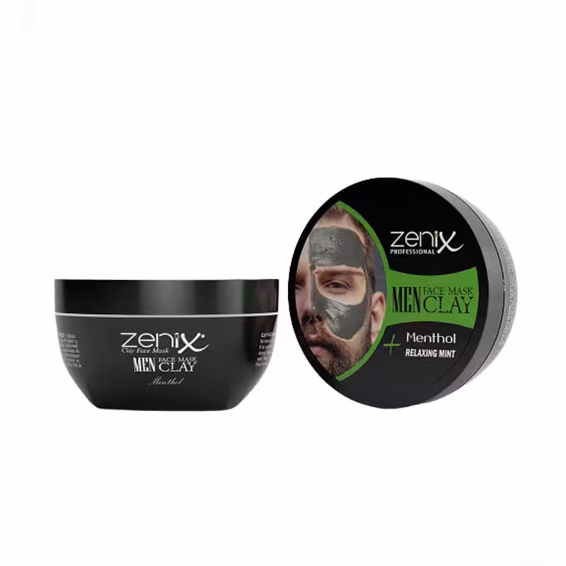 مشخصات، خرید و قیمت ماسک خاک رس و نعناع مخصوص آقایان زنیکس Zenix حجم 350 میل ⭐️ ویان مارکت