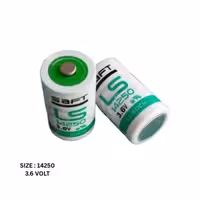 باتری بکاپ 14250 برند سافت SAFT فرانسه 3.6 ولتی