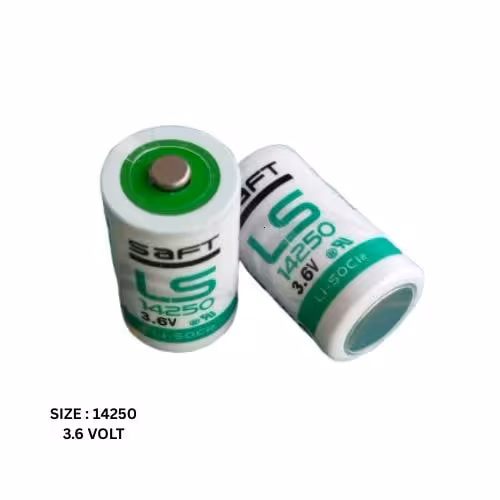 باتری بکاپ 14250 برند سافت SAFT فرانسه 3.6 ولتی