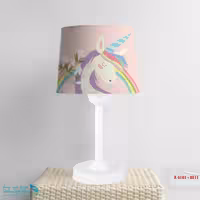 آباژور اتاق کودک طرح تک شاخ کد A4161