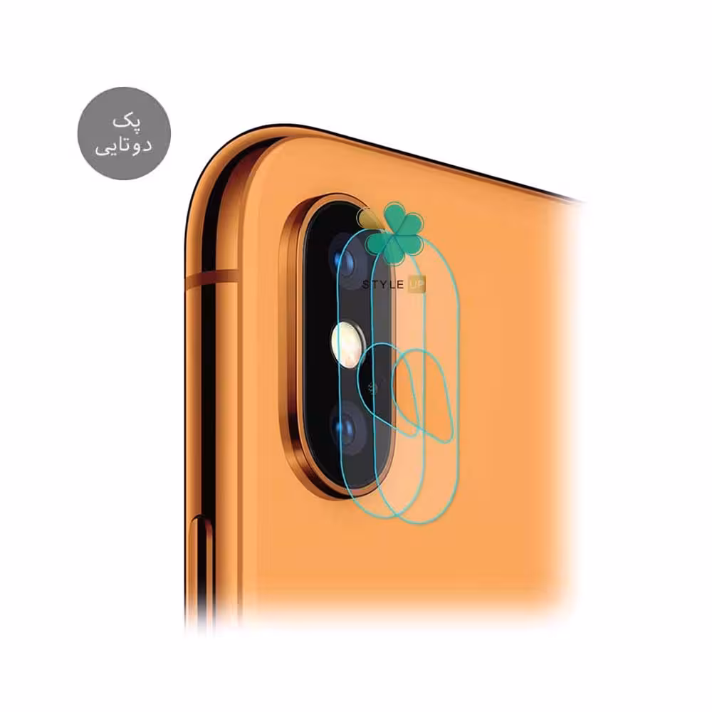 پک دوتایی محافظ لنز نانو سرامیک گوشی اپل iPhone XS Max