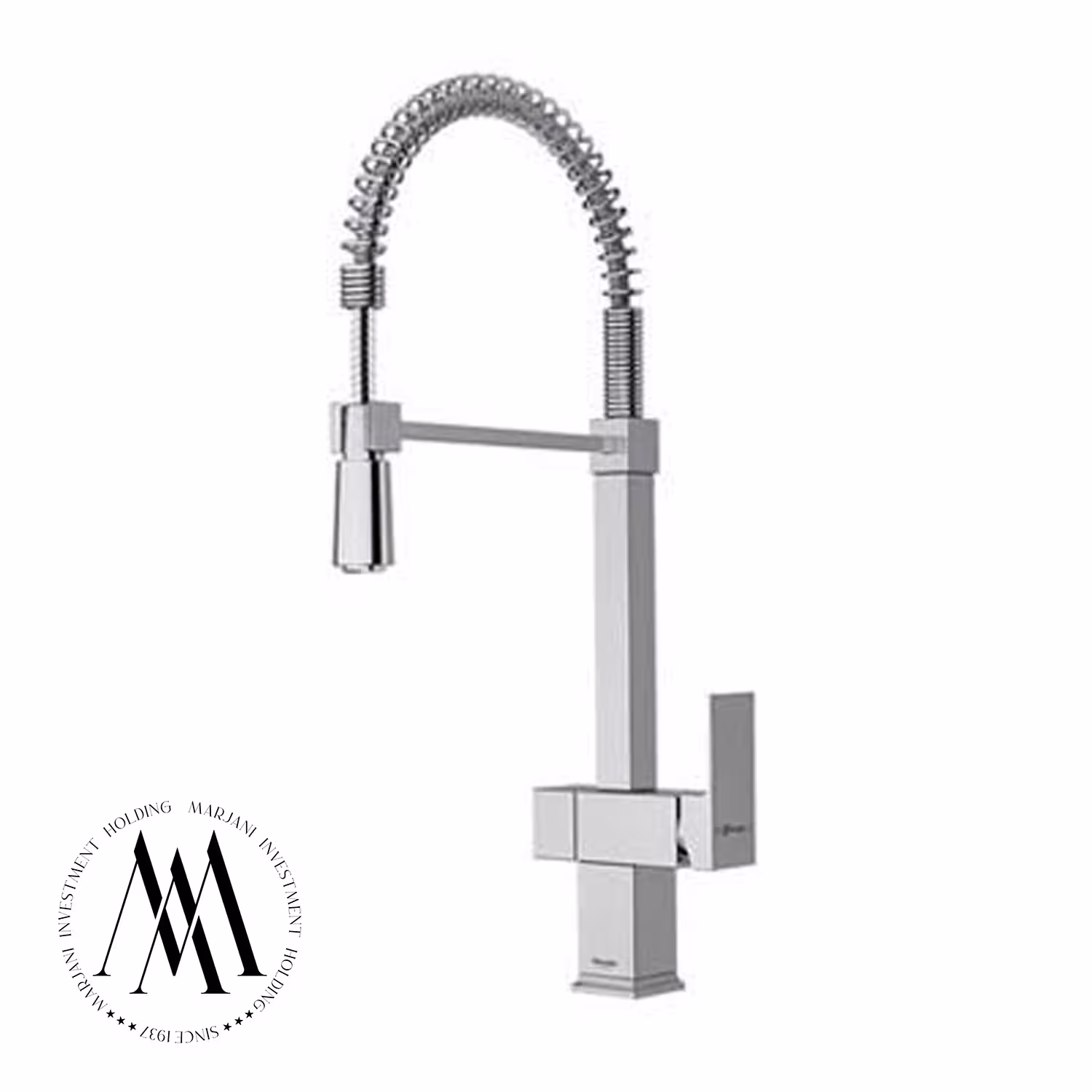 شیر ظرفشویی دومنظوره شودر مدل آتلانتیک فنری (کروم مات)