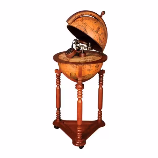 میز تلفن لوتوس کره چوبی کد TG-814 رنگ BROWN