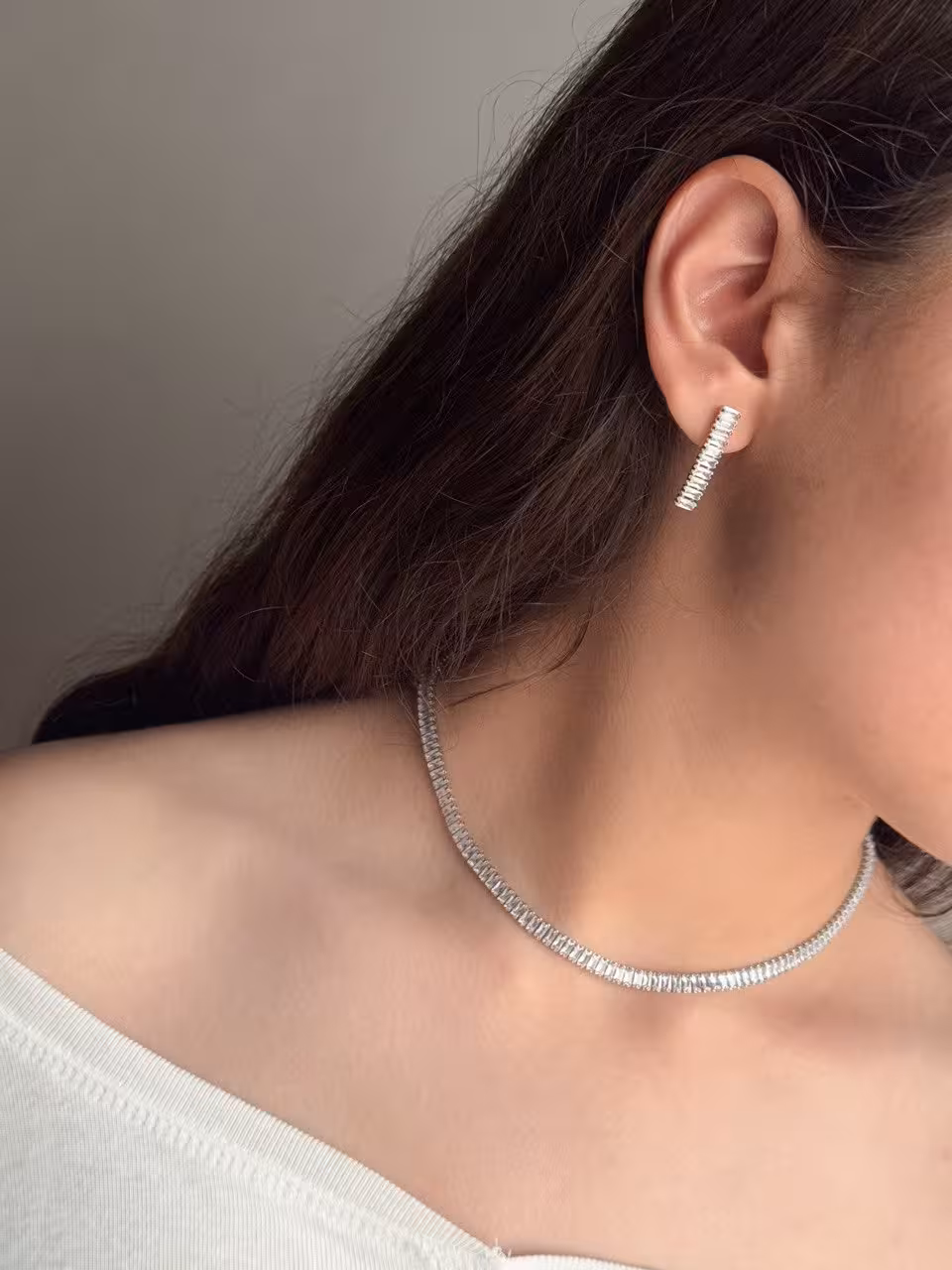 نیمست زنانه مجلسی تمام نگین