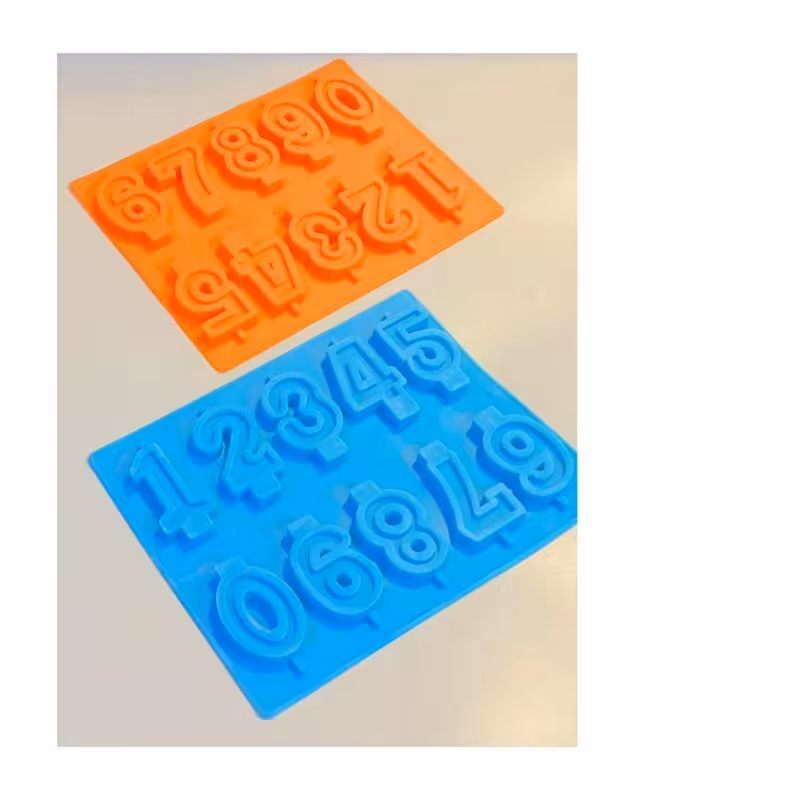 قالب سیلیکونی اعداد شمعی