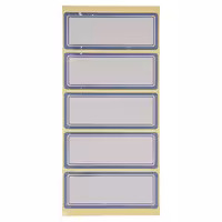 برچسب دور آبی تک Board 60*25mm بسته 500 عددی