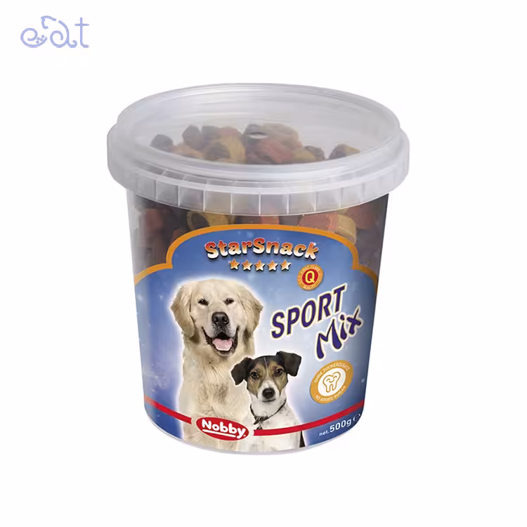 تشویقی سطلی سگ نوبی مدل Nobby Sport Mix وزن 500 گرم