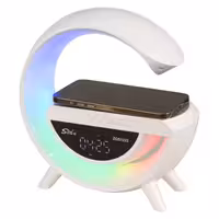 شارژر بی سیم و چراغ رومیزی اسپیکر دار Sing-E ZQS1222