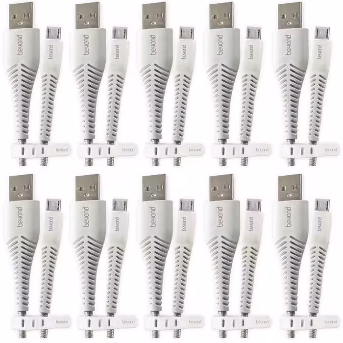 کابل تبدیل USB به MicroUSB بیاند مدل BUM-302 FAST CHARGE طول 2 متر بسته ده عددی