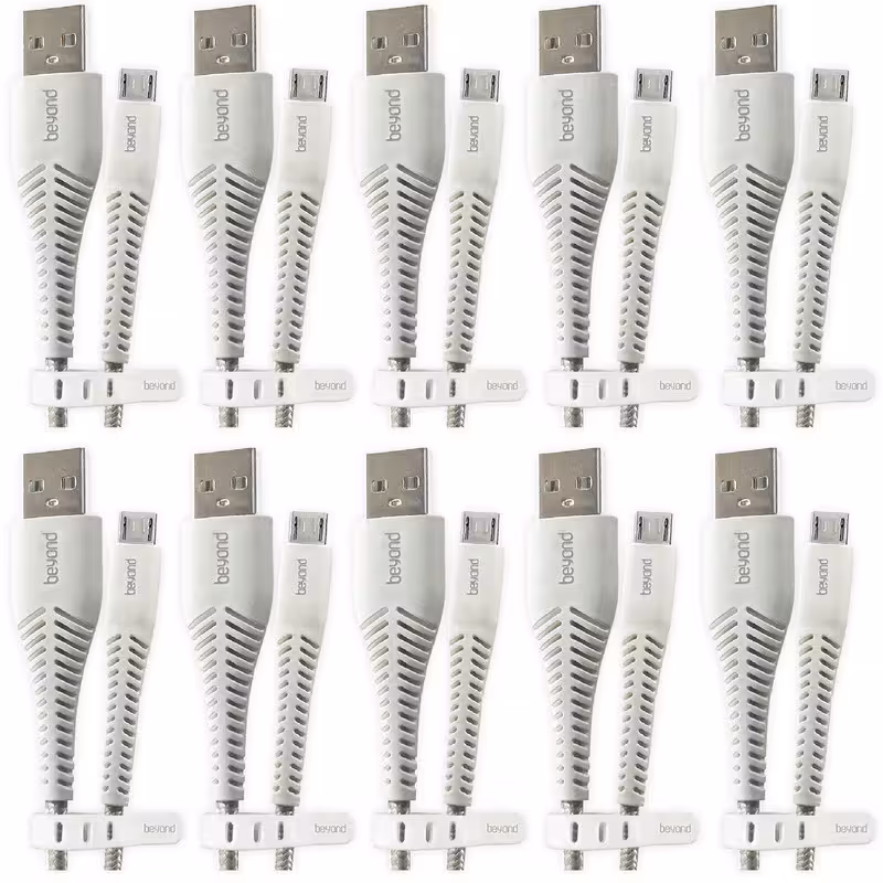 کابل تبدیل USB به MicroUSB بیاند مدل BUM-302 FAST CHARGE طول 2 متر بسته ده عددی