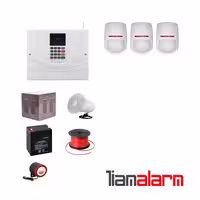 پکیج دزدگیر اماکن با سیم مدل مستر سیم کارتی و تلفنی M930PY3