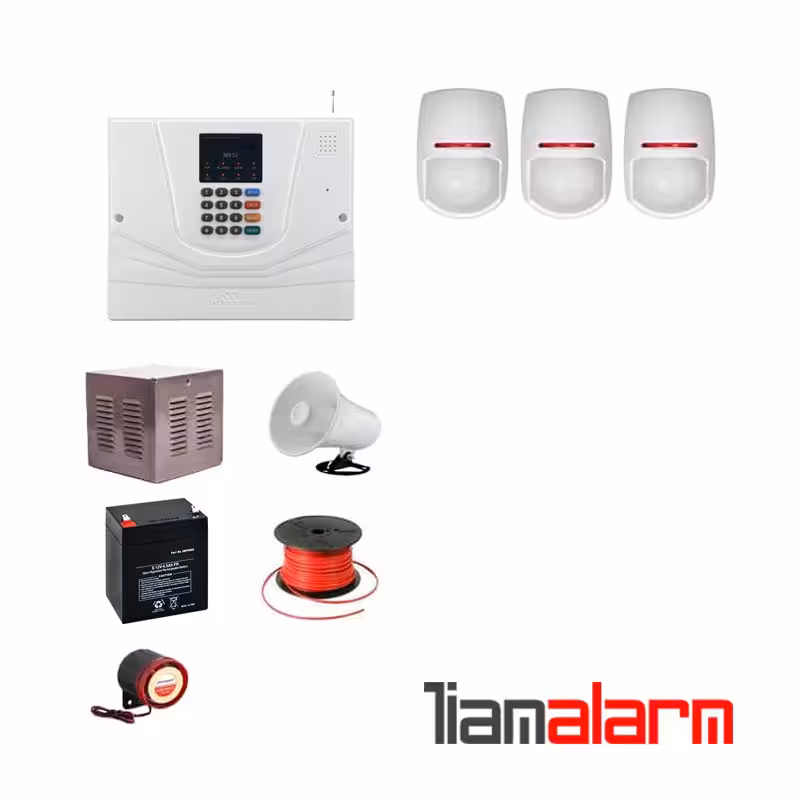 پکیج دزدگیر اماکن با سیم مدل مستر سیم کارتی و تلفنی M930PY3